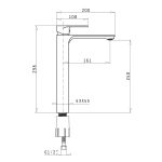 Baterie lavoar Pyramis ARONA XL crom - imagine 2