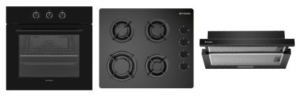 Set Pyramis 17P Black