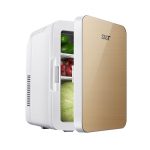 Mini frigider cosmetice, Team, dubla functie de incalzire/racire, portabil, Exterior -19x28x26 cm, Interior - 14x24x15, cm 8L,