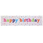 Banner, Team, Colectia Happy Birthday, 98 x 24 cm, Multicolor