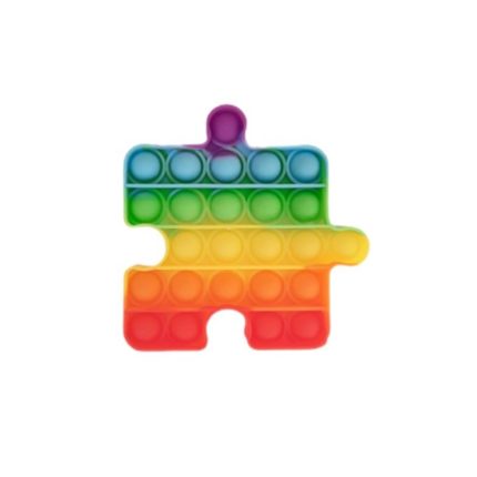 Jucarie senzoriala, Team, Pop It Now and Flip It, Piesa Puzzle, Multicolor