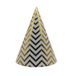 Set 6 Coifuri, Team, Petrecere Copii, din Carton, 20 x 13.5 cm, Model 7 Valuri,