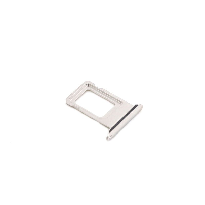0201850373W_1.jpg Nano Sim Card Tray For iPhone Xs Max White OEM-Equivalent - imagine 1