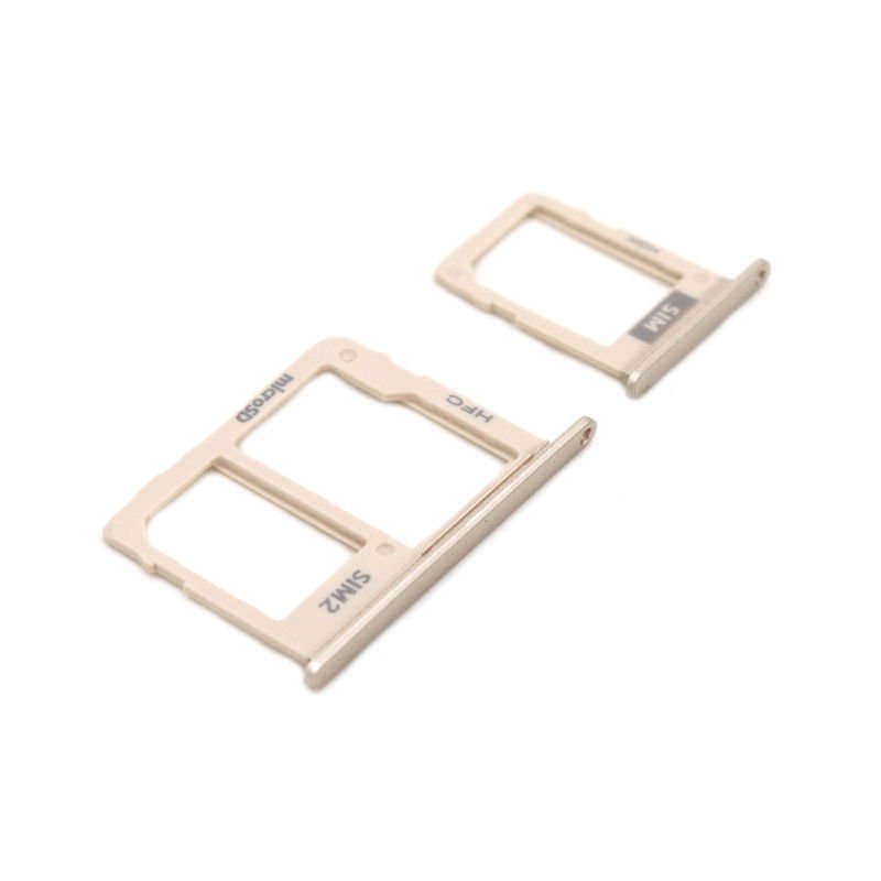 0202530595G_1.jpg Nano Sim Card Tray For Samsung Galaxy J4 2018 (J400F) Gold OEM-Equivalent - imagine 1