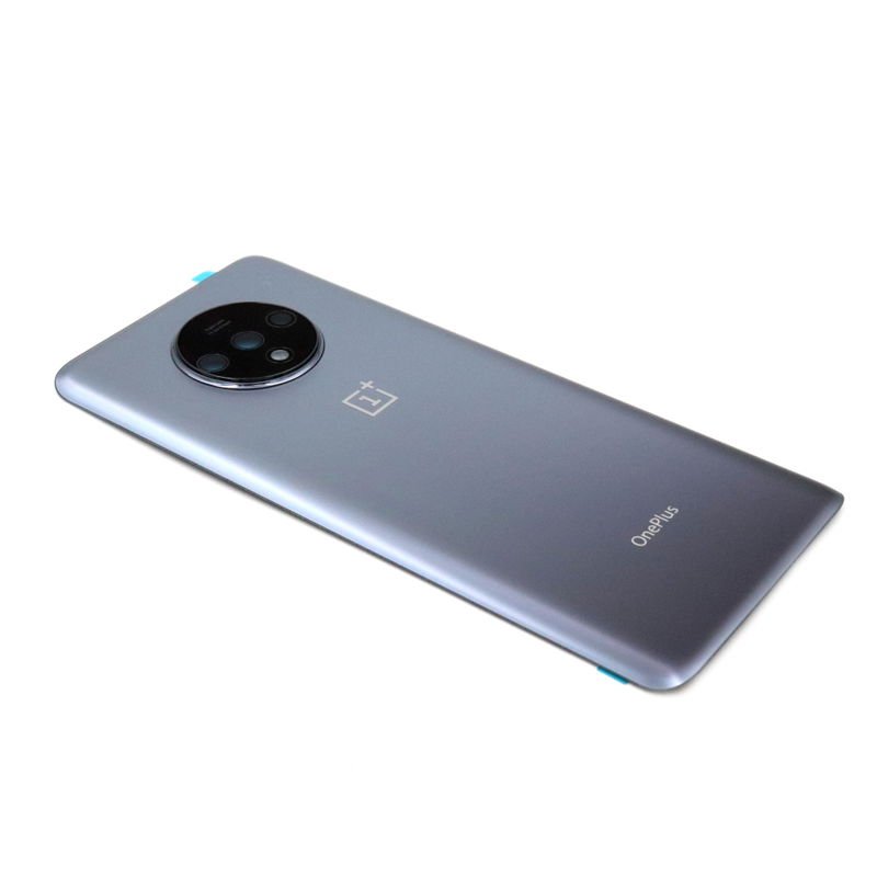 0206580589S_1.jpg Back Cover For OnePlus 7T Silver OEM-Equivalent - imagine 1