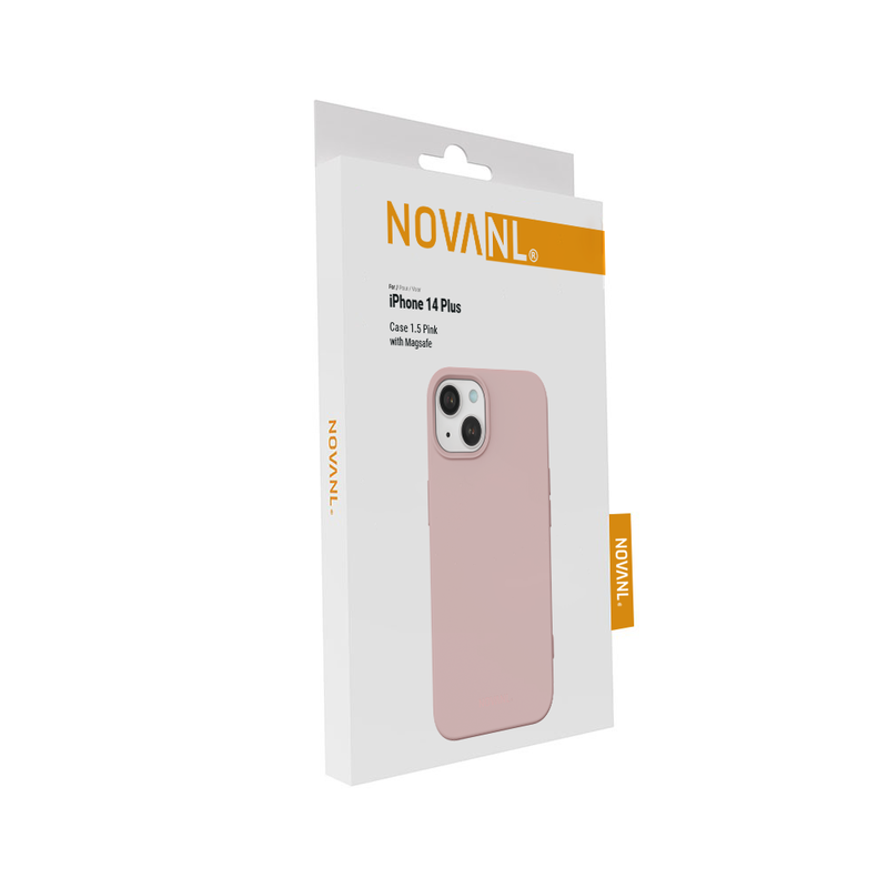3485146641P_5852452868.png NOVANL SoftTouch Case (incl. Magnetics) For iPhone 14 Plus Pink - imagine 1