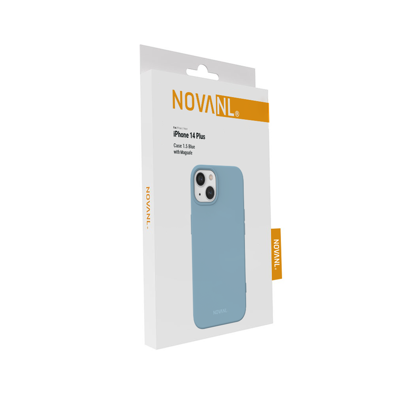 3485146641U_5049987422.png NOVANL SoftTouch Case (incl. Magnetics) For iPhone 14 Plus Blue - imagine 1