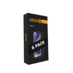 NOVANL GlassProtector Pro (Edge to Edge) (6 Pack) For iPhone 15 Pro Max