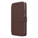 NOVANL BookMate Case For iPhone 15 Plus Brown