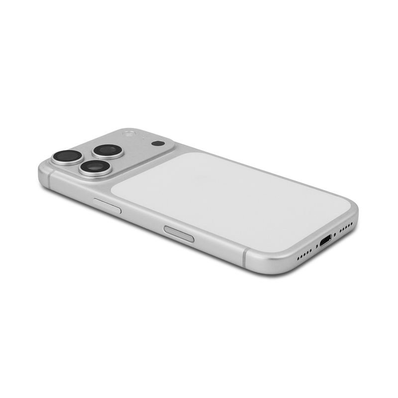 F4032UZ54S-1.jpg Rear Housing with small parts For iPhone 17 Pro (EU Version) Silver Pulled - imagine 1