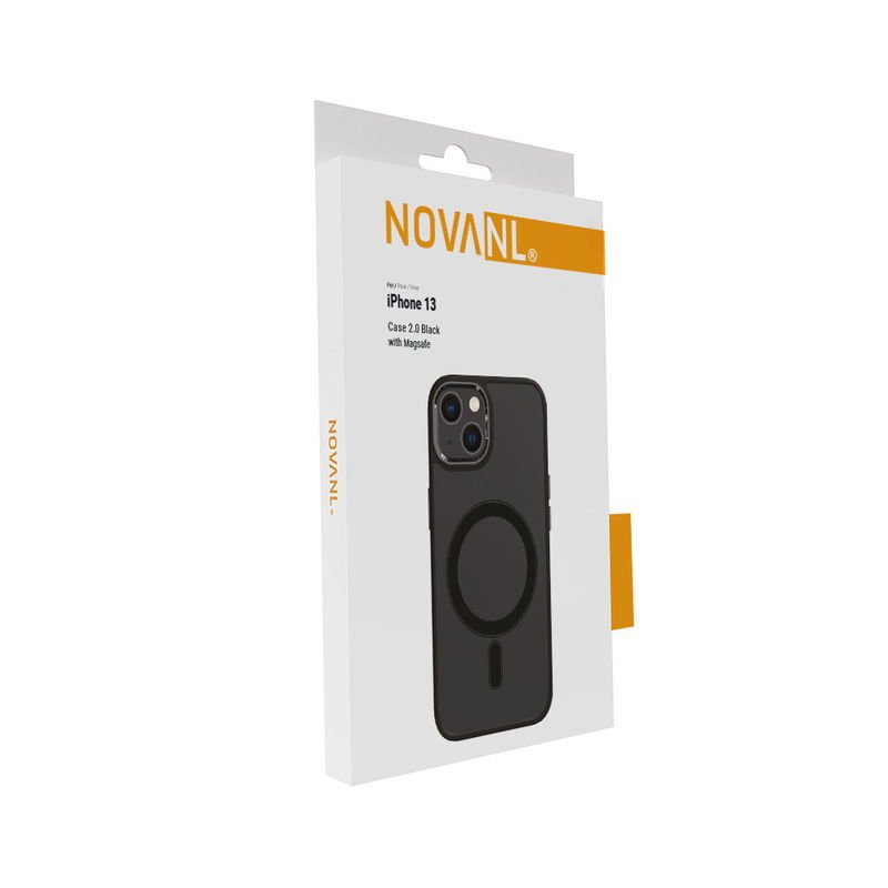 G687PFI50B_5362298168.jpg NOVANL MagGuard Case (incl. Magnetics) For iPhone 13 Black - imagine 1