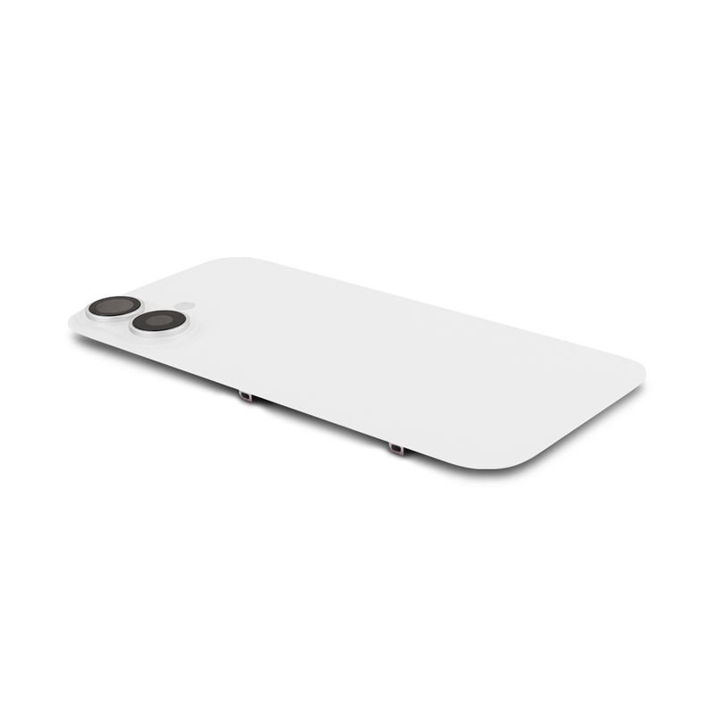 KX27UBT24W-1.jpg Back Cover incl. Camera lens, Flash Light and Wireless Charging For iPhone 17 White Pulled - imagine 1