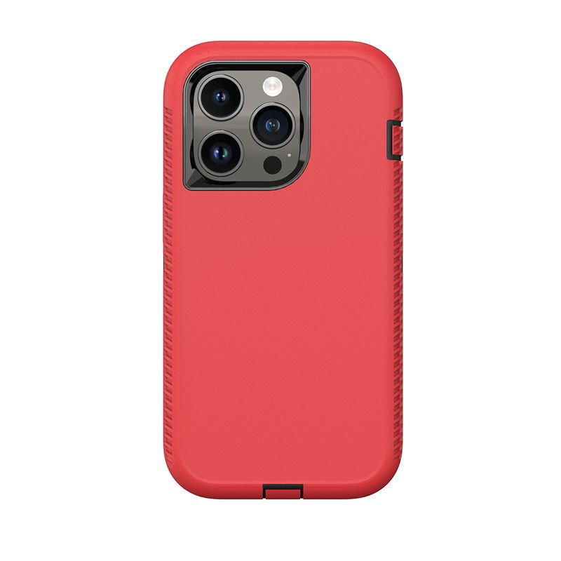 PF42HGM91R_1297207834.jpg NOVANL RuggedGuard For iPhone 14 Pro Red - imagine 1