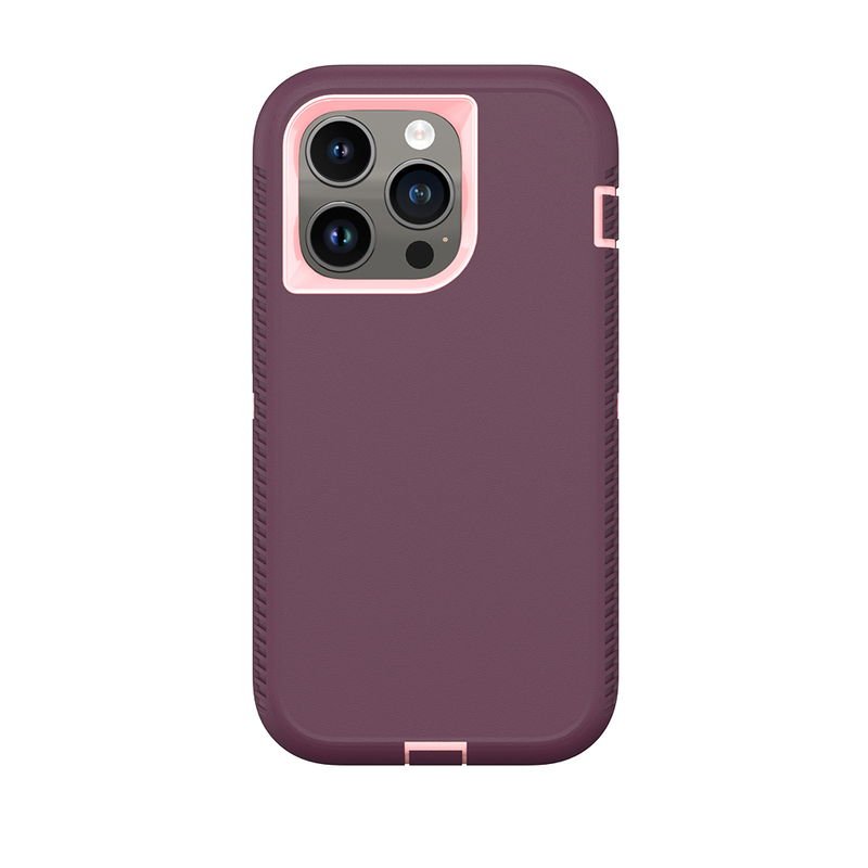 U753HLZ05L_5623901463.jpg NOVANL RuggedGuard For iPhone 14 Pro Max Purple - imagine 1
