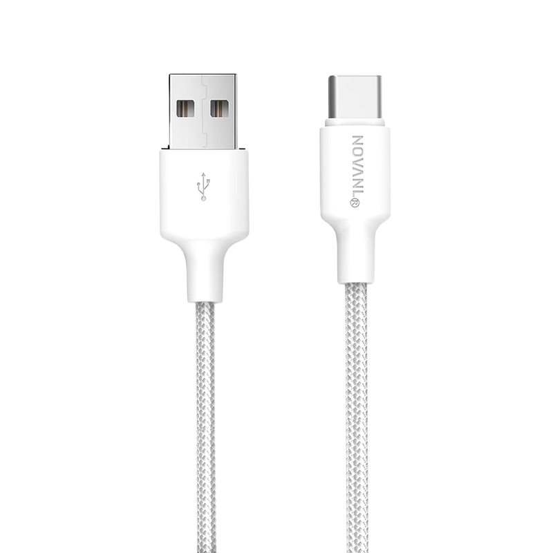 oDvbwbfRBVQU4kDkqR3rn2Yun9ziOS-metaVVNCIEEgdG8gVVNCIEMgV2hpdGUucG5n-.png NOVANL SpeedCharge USB A to USB-C Cable 12W (1.5M) White - imagine 1